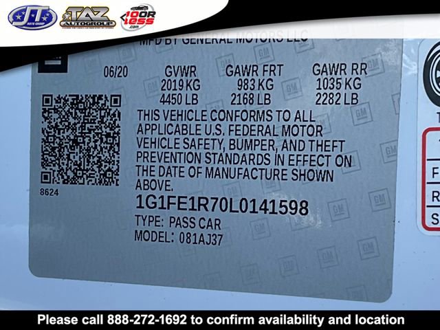 Used 2020 Chevrolet Camaro SS image 17