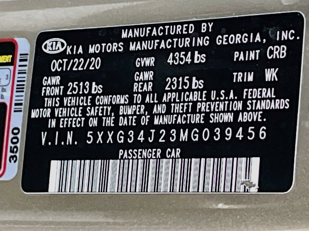 Used 2021 Kia K5 EX FWD image 32