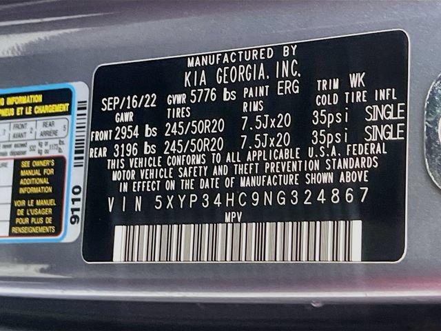 Used 2022 Kia Telluride EX w/ EX Premium Package FWD image 36
