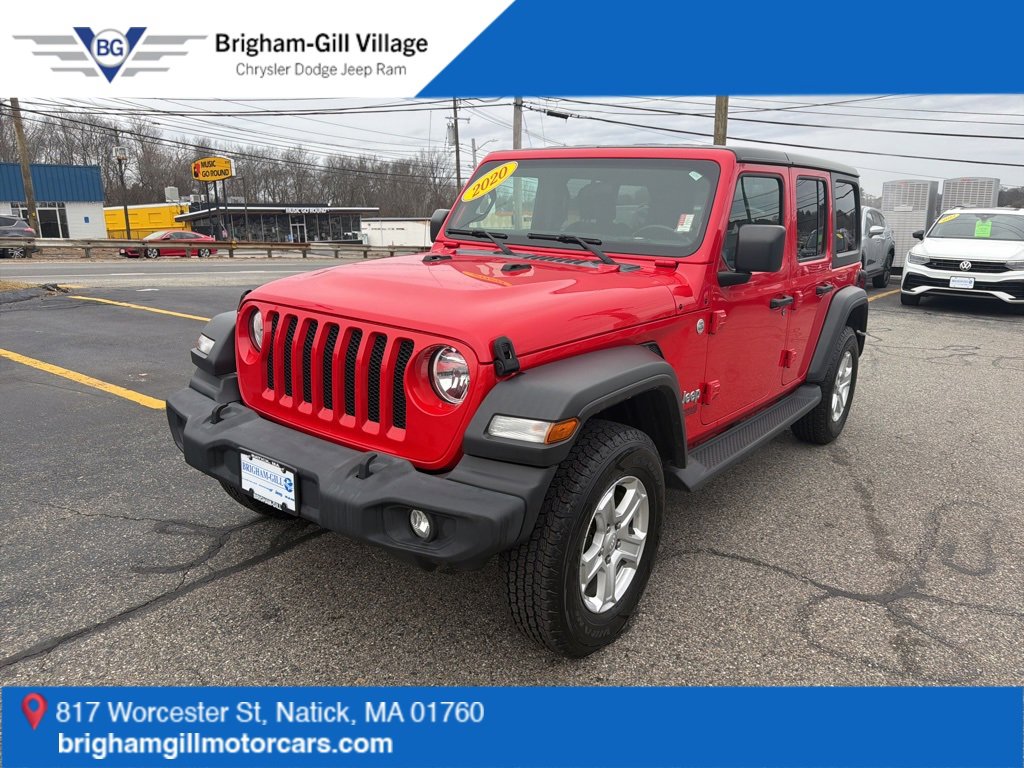 Certified 2020 Jeep Wrangler Unlimited Sport S