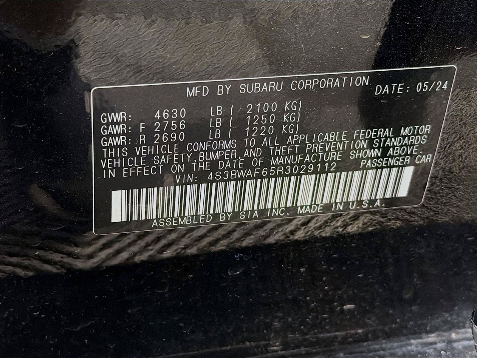 Used 2024 Subaru Legacy Premium AWD/4WD image 40