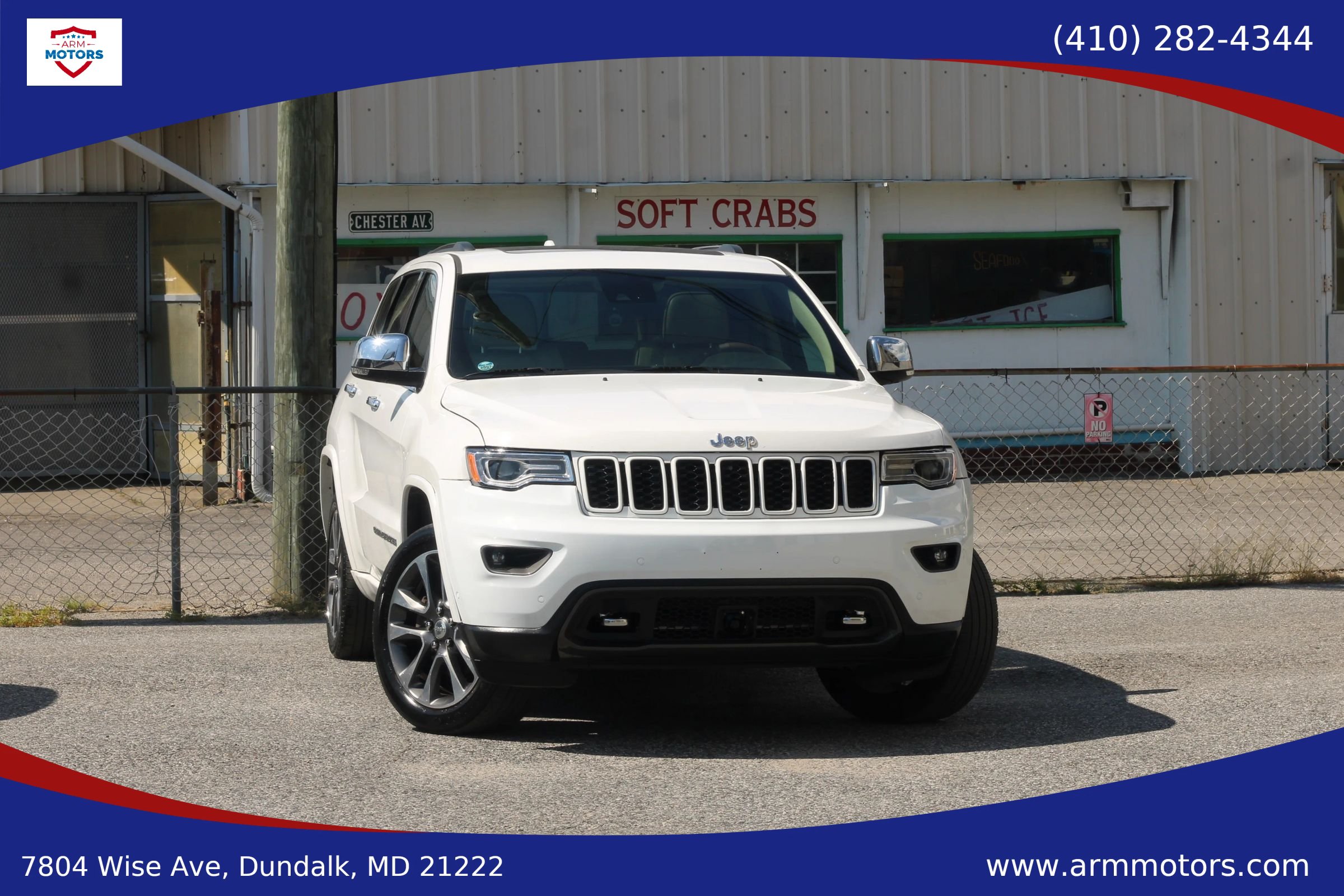 Used 2017 Jeep Grand Cherokee Overland w/ Jeep Active Safety Group AWD/4WD image 1