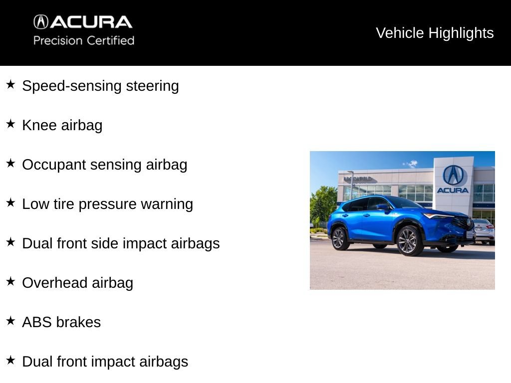 Certified 2025 Acura ADX A-Spec AWD/4WD image 9