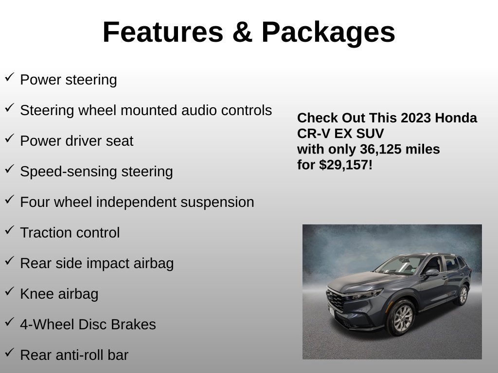Certified 2023 Honda CR-V EX image 8