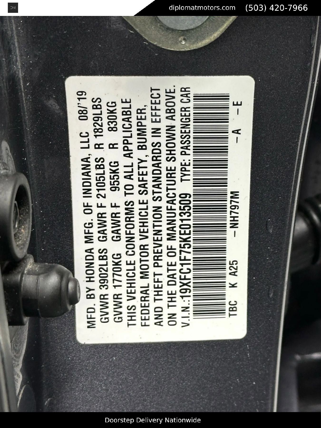 Used 2019 Honda Civic EX-L image 46