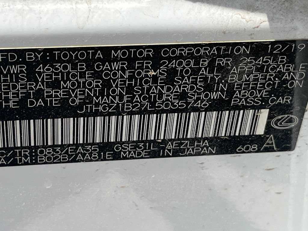 Used 2020 Lexus IS 350 F Sport w/ F Sport Package RWD image 17