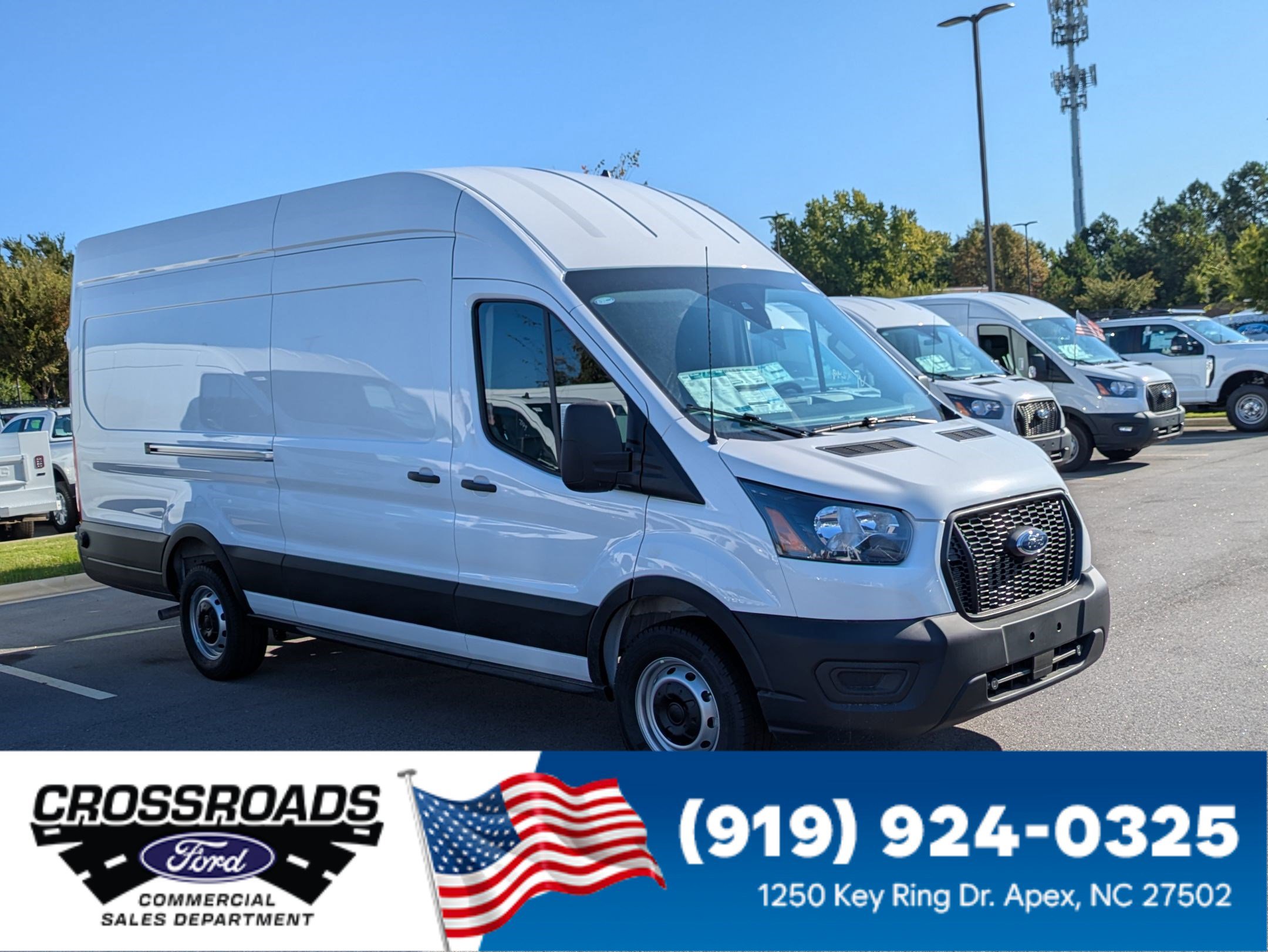 New 2025 Ford Transit 250 148 High Roof Extended w/ Load Area Protection Package