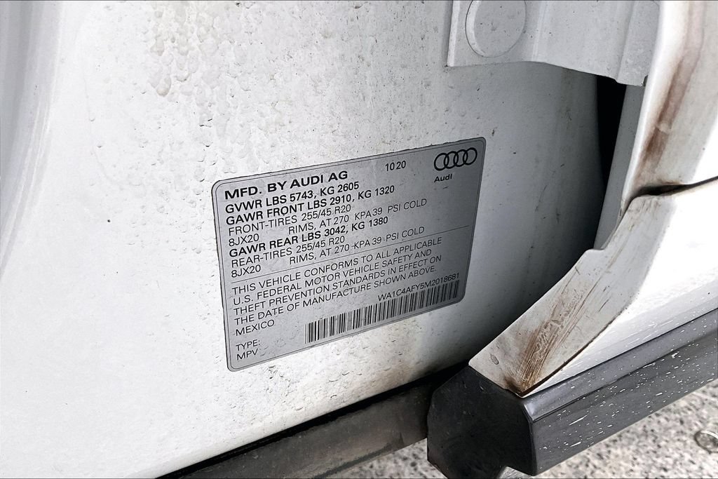 Used 2021 Audi SQ5 Prestige w/ Prestige Package AWD/4WD image 43