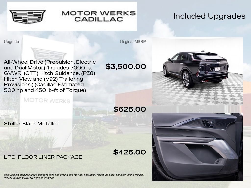 Certified 2025 Cadillac Lyriq Luxury w/ LPO, Floor Liner Package image 9