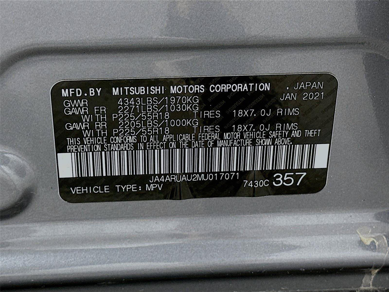 Used 2021 Mitsubishi Outlander Sport SE AWD/4WD image 22