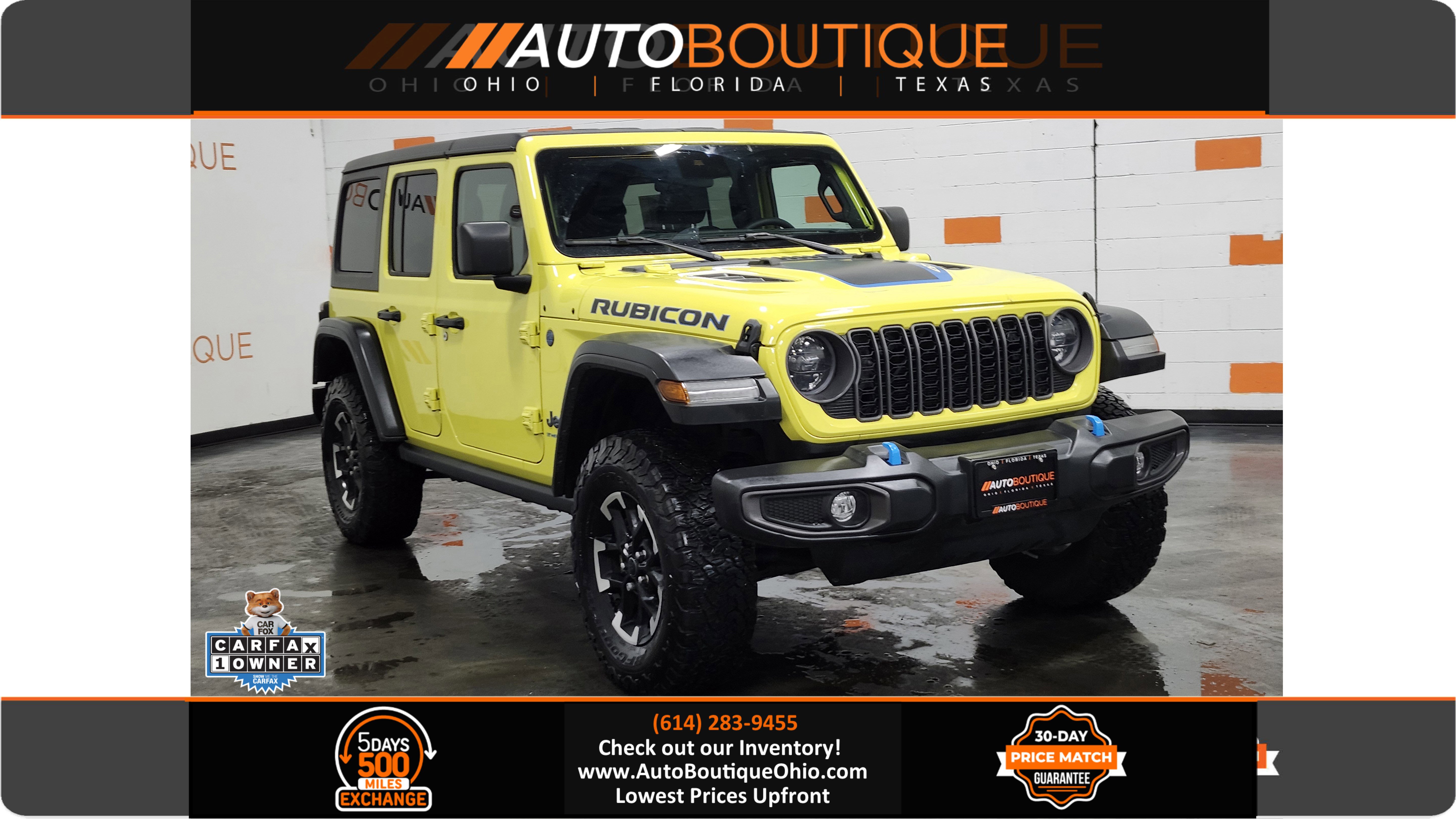 Used 2024 Jeep Wrangler Unlimited Rubicon 4xe w/ Safety Group image 1