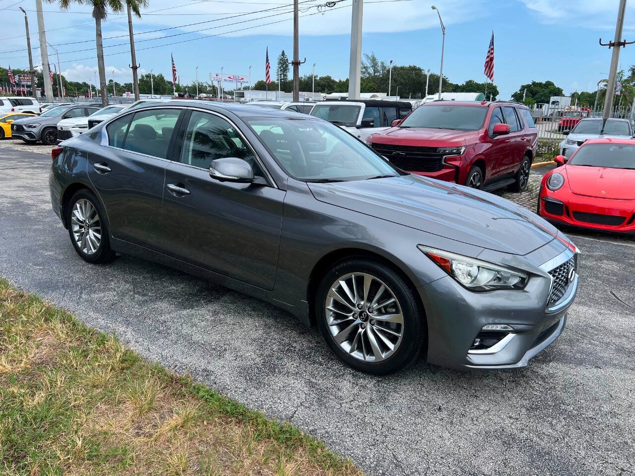 Used 2022 INFINITI Q50 Luxe w/ Cargo Package AWD/4WD image 4