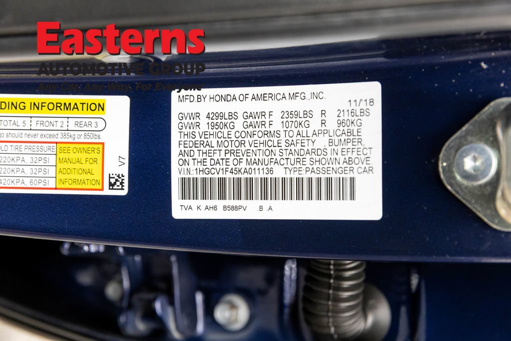 Used 2019 Honda Accord EX image 33