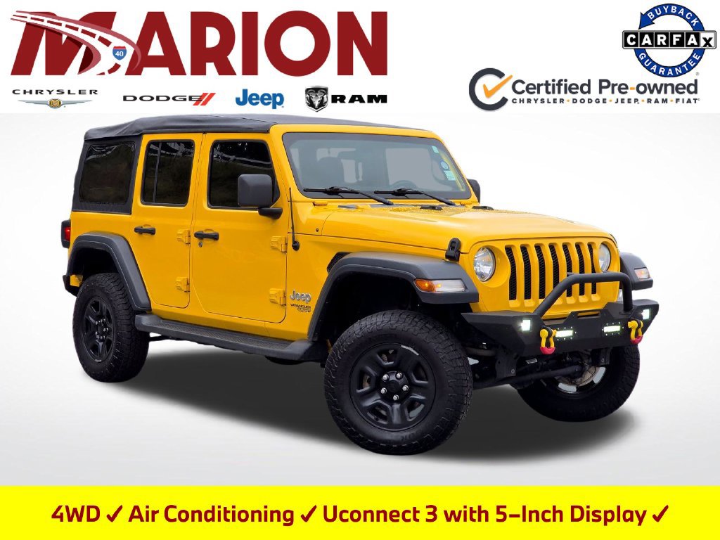 Used 2018 Jeep Wrangler Unlimited Sport