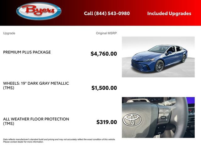 New 2026 Toyota Camry XSE w/ Premium Plus Package image 5
