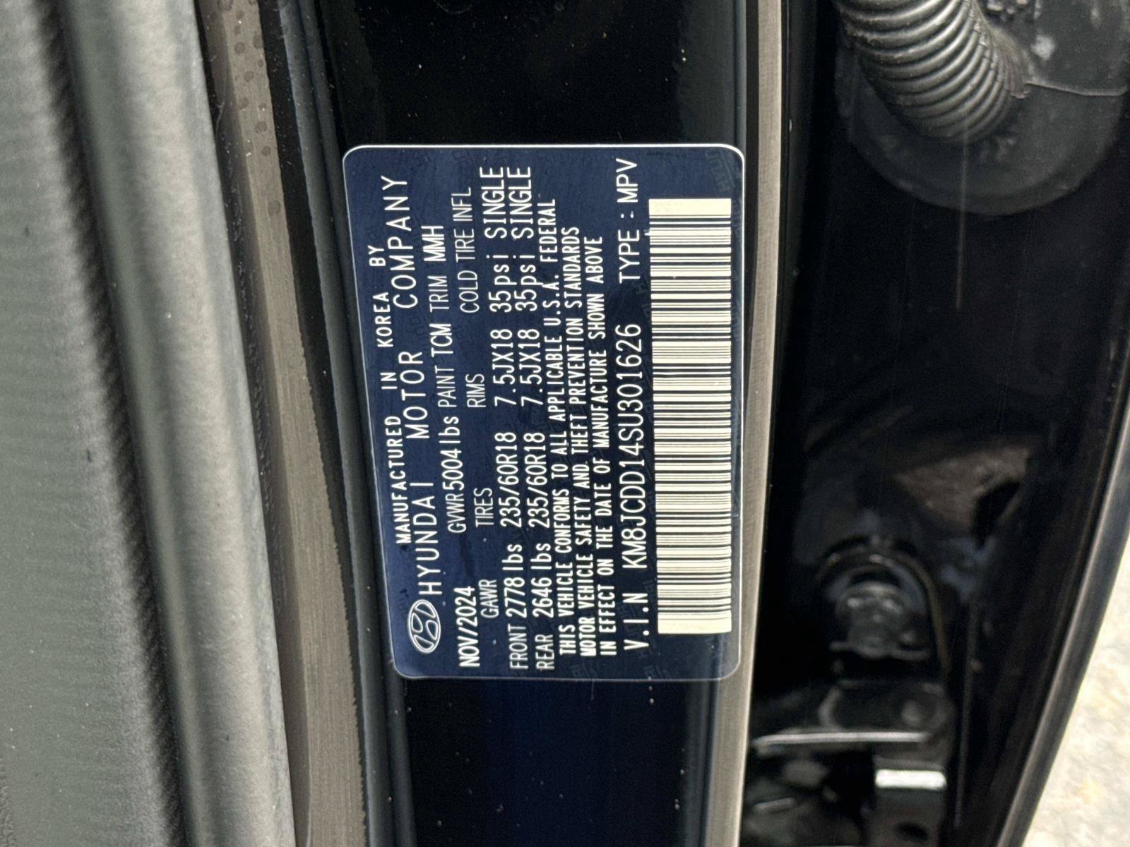 Certified 2025 Hyundai Tucson SEL AWD/4WD image 31