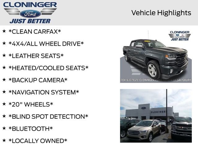 Used 2018 Chevrolet Silverado 1500 LTZ Z71 w/ LTZ Plus Package image 4