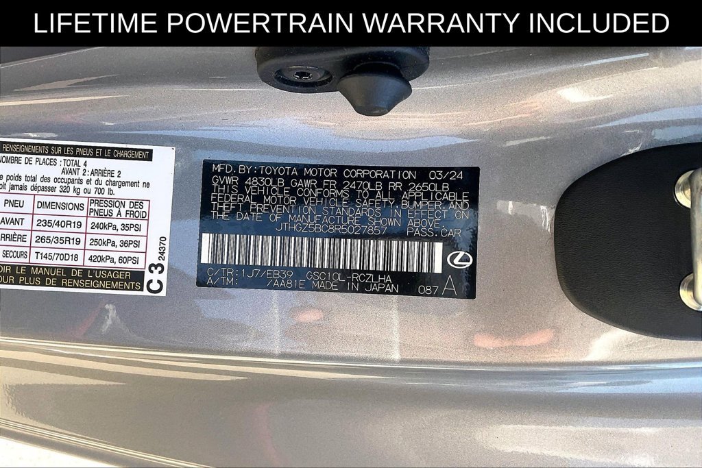 Used 2024 Lexus RC 350 F Sport w/ Navigation Package RWD image 28