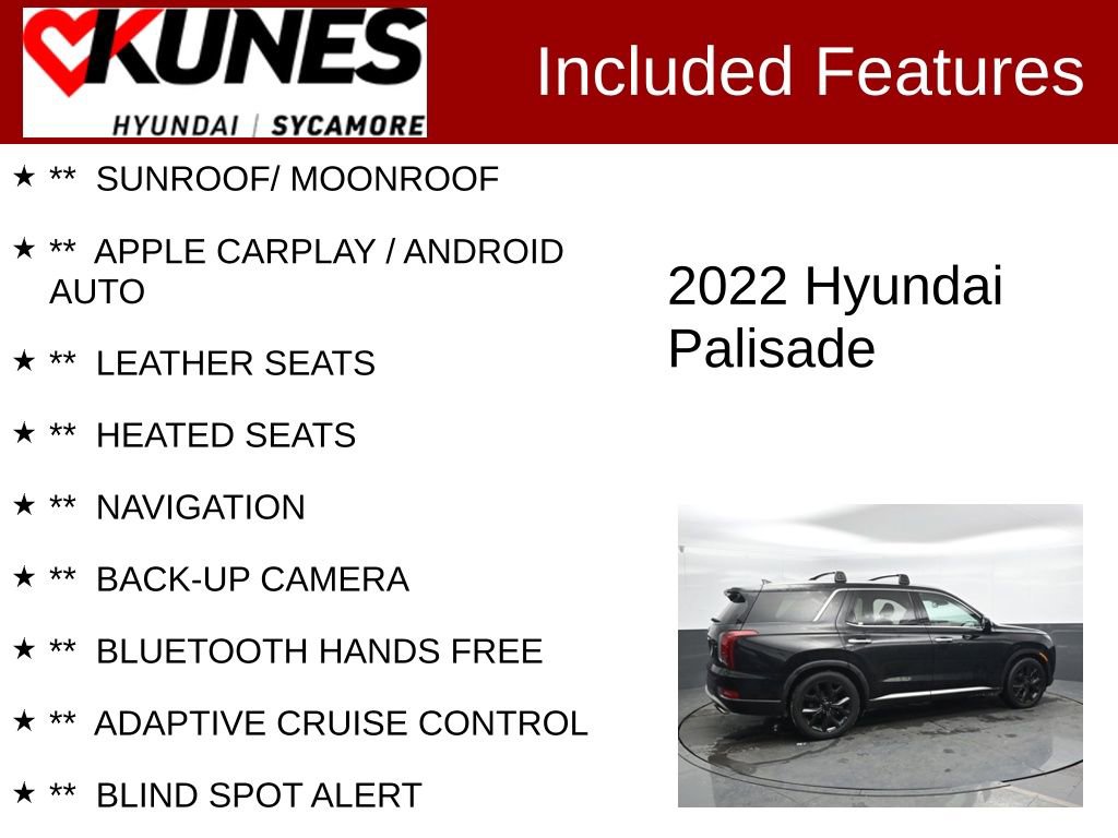Used 2022 Hyundai Palisade SEL w/ 8P Bench Seat Package image 2