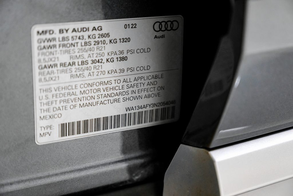 Used 2022 Audi SQ5 Prestige AWD/4WD image 57