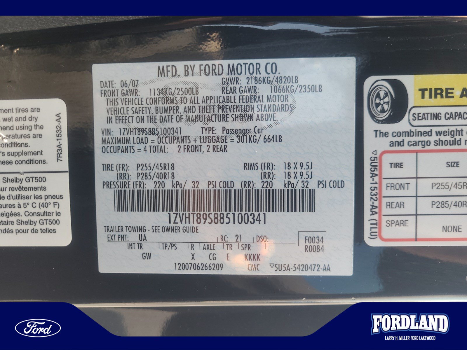 Used 2008 Ford Mustang Shelby GT500 RWD image 25