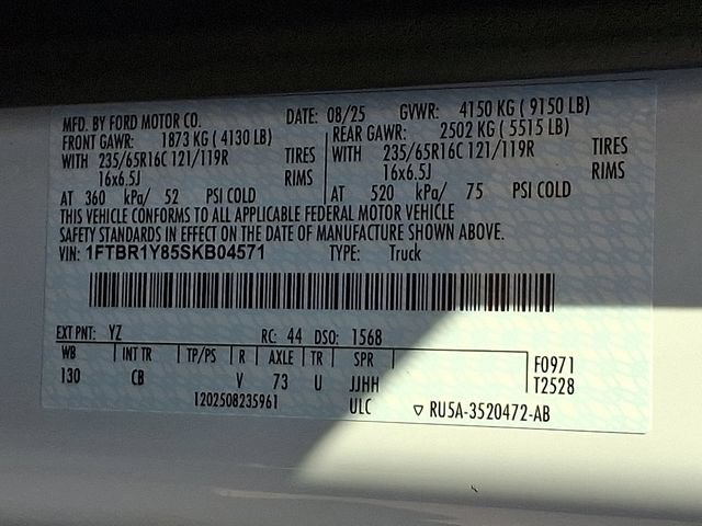 Used 2025 Ford Transit 250 Low Roof w/ Exterior Upgrade Package RWD image 30