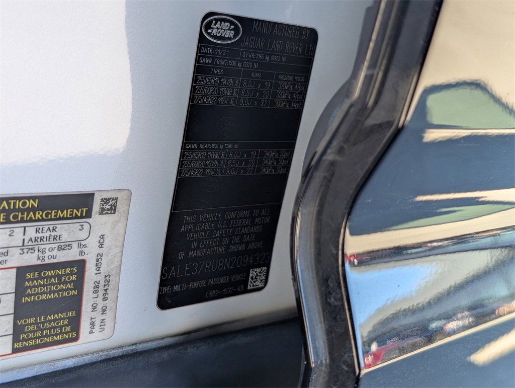 Used 2022 Land Rover Defender 110 X-Dynamic HSE image 31