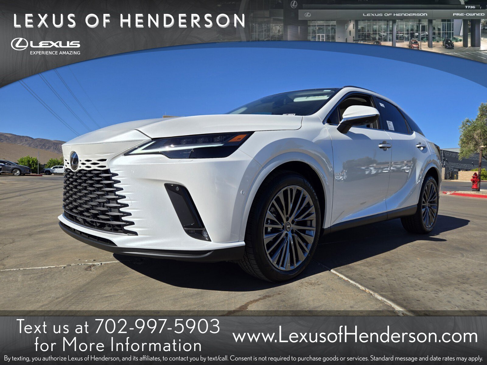New 2026 Lexus RX 450h AWD