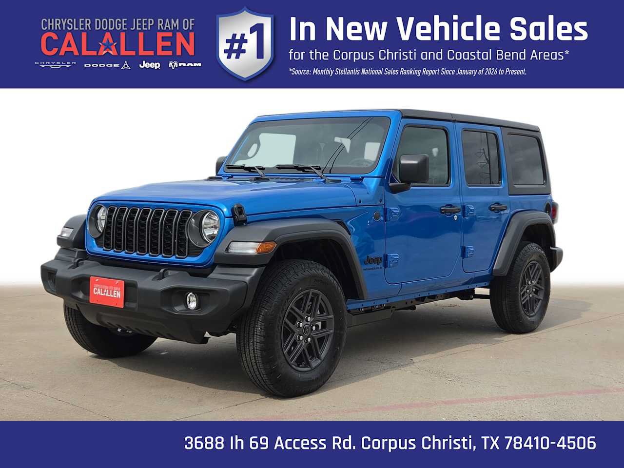 New 2026 Jeep Wrangler Unlimited Sport