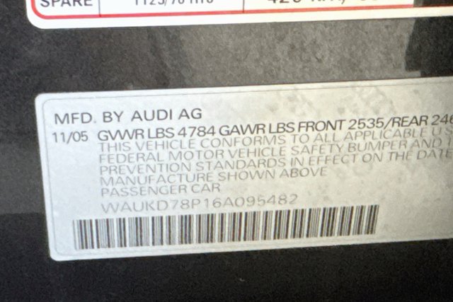Used 2006 Audi A3 3.2 AWD/4WD image 28