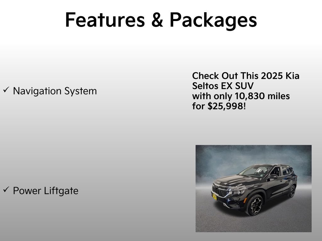 Certified 2025 Kia Seltos EX AWD/4WD image 4