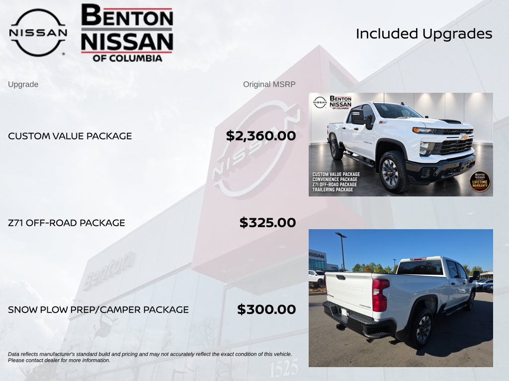 Used 2025 Chevrolet Silverado 2500 Custom w/ Custom Value Package AWD/4WD image 7