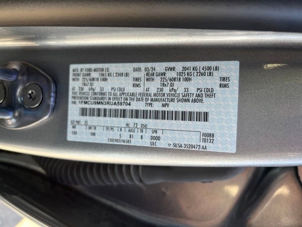 Used 2024 Ford Escape ST-Line w/ Tech Pack #1 image 30