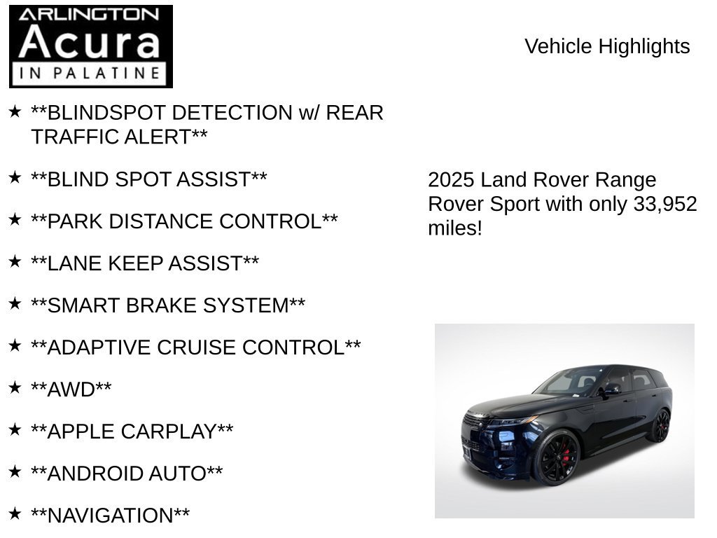 Used 2025 Land Rover Range Rover Sport Autobiography AWD/4WD image 7