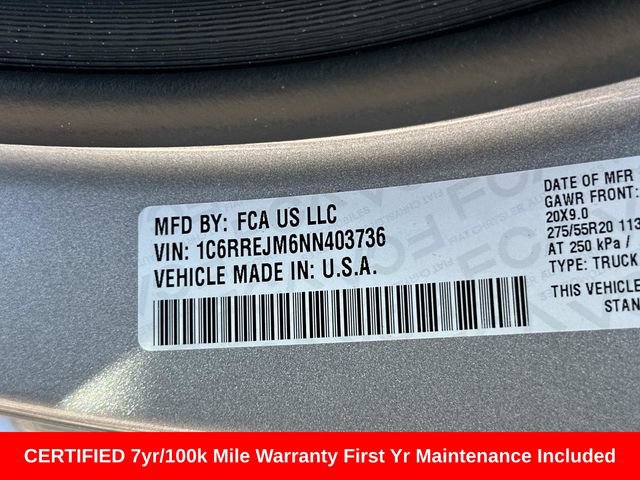 Certified 2022 RAM 1500 Laramie RWD image 33