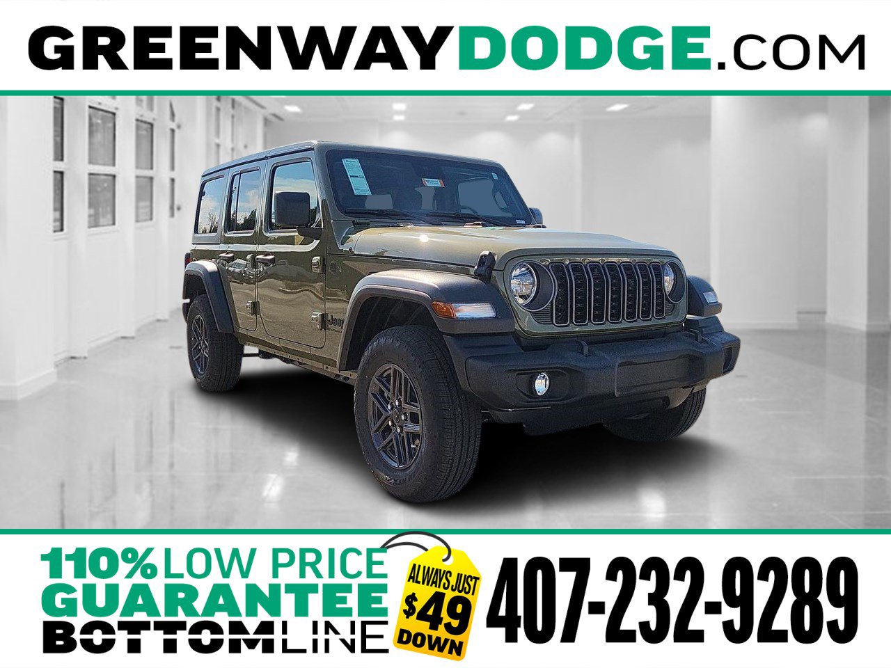New 2025 Jeep Wrangler Sport S