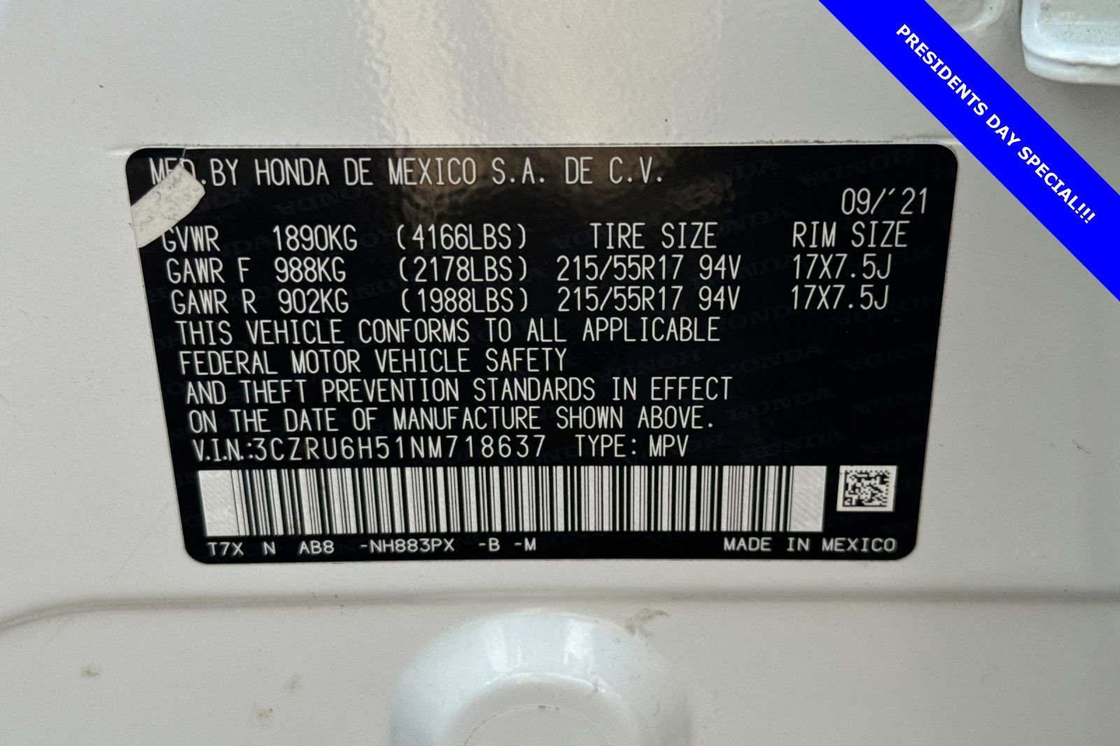 Used 2022 Honda HR-V EX image 27