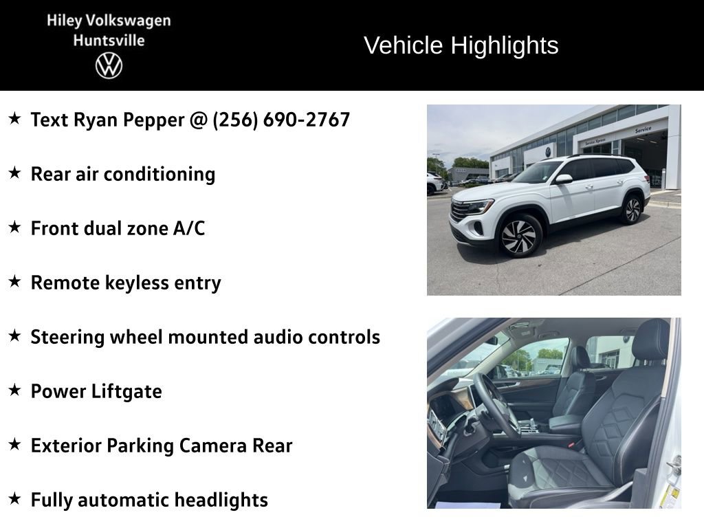 Used 2024 Volkswagen Atlas SE FWD image 6