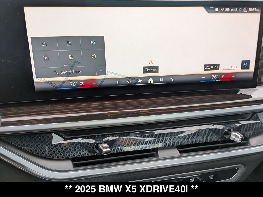 Certified 2025 BMW X5 xDrive40i w/ Parking Assistance Package AWD/4WD image 7