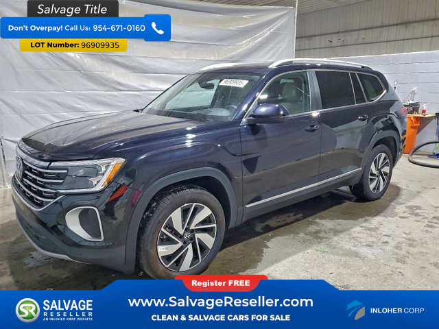 Used 2024 Volkswagen Atlas SEL AWD/4WD image 1