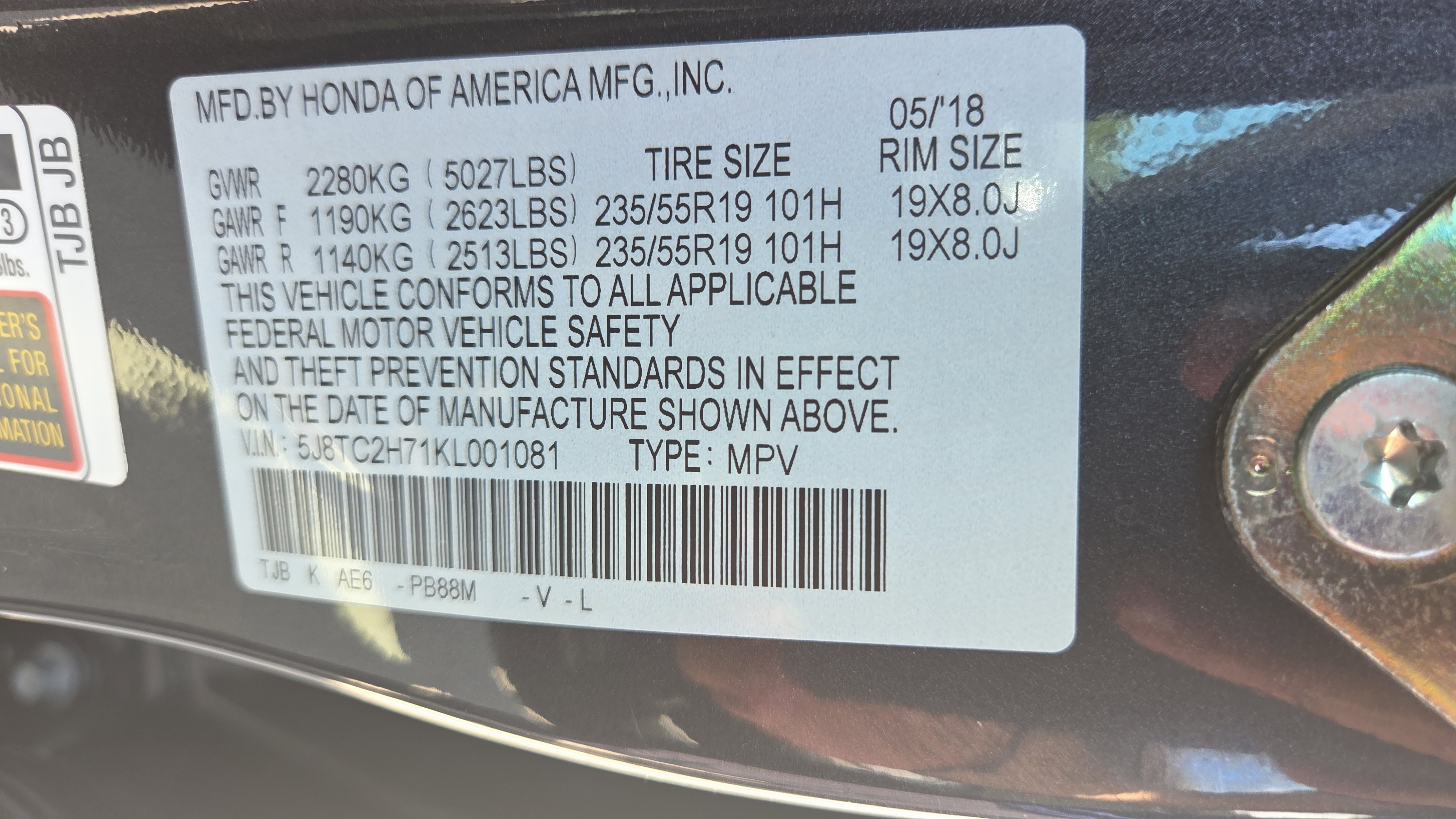 Certified 2019 Acura RDX AWD w/ Advance Package image 22