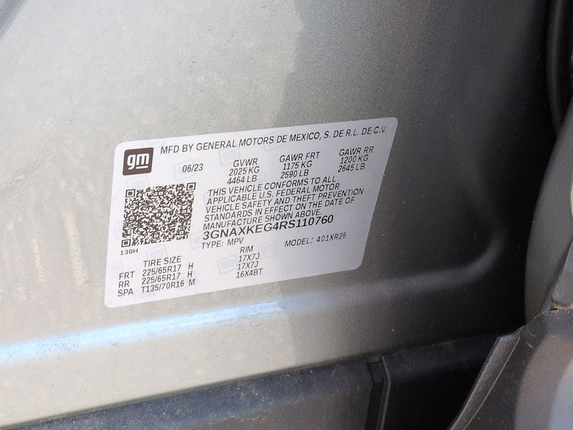 Certified 2024 Chevrolet Equinox LT w/ LPO, Floor Liner Package FWD image 34