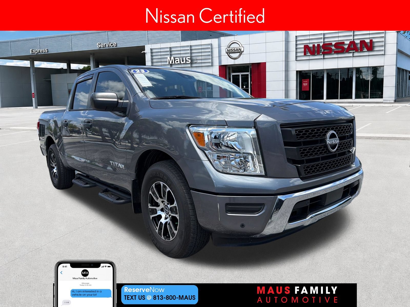 Certified 2023 Nissan Titan SV w/ SV Convenience Package RWD image 1