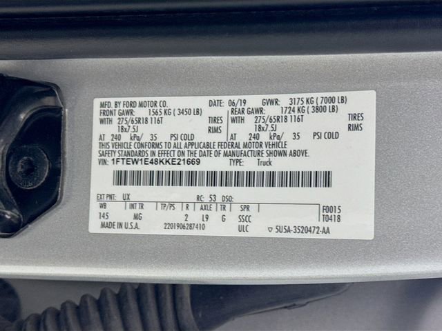 Used 2019 Ford F150 XLT w/ Equipment Group 302A Luxury image 29