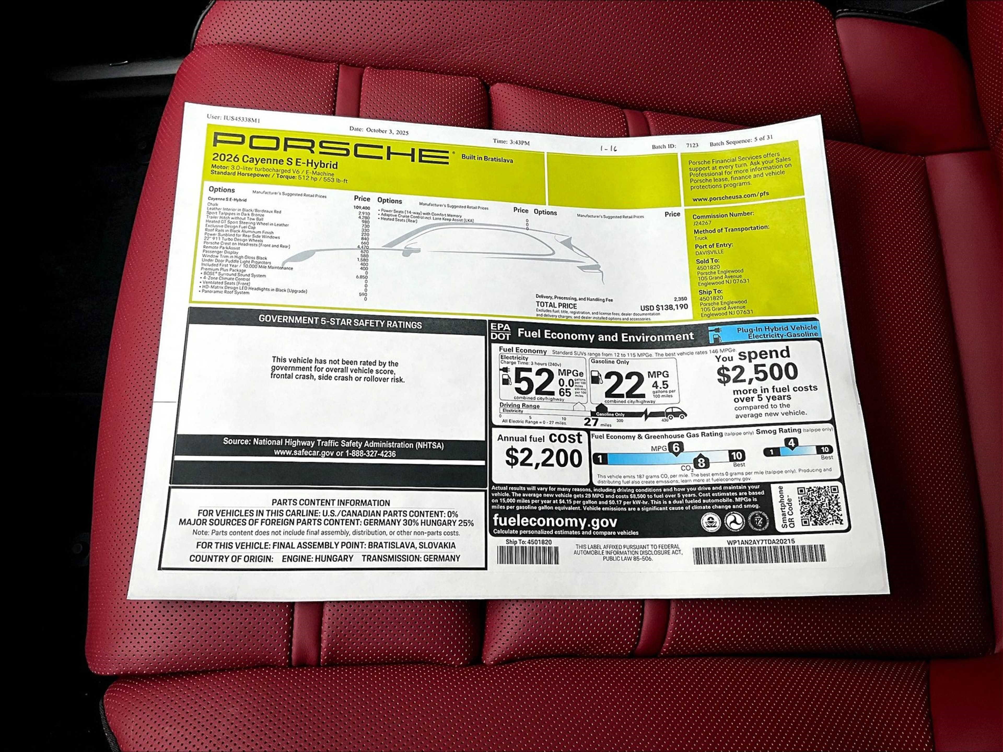 New 2026 Porsche Cayenne S image 14