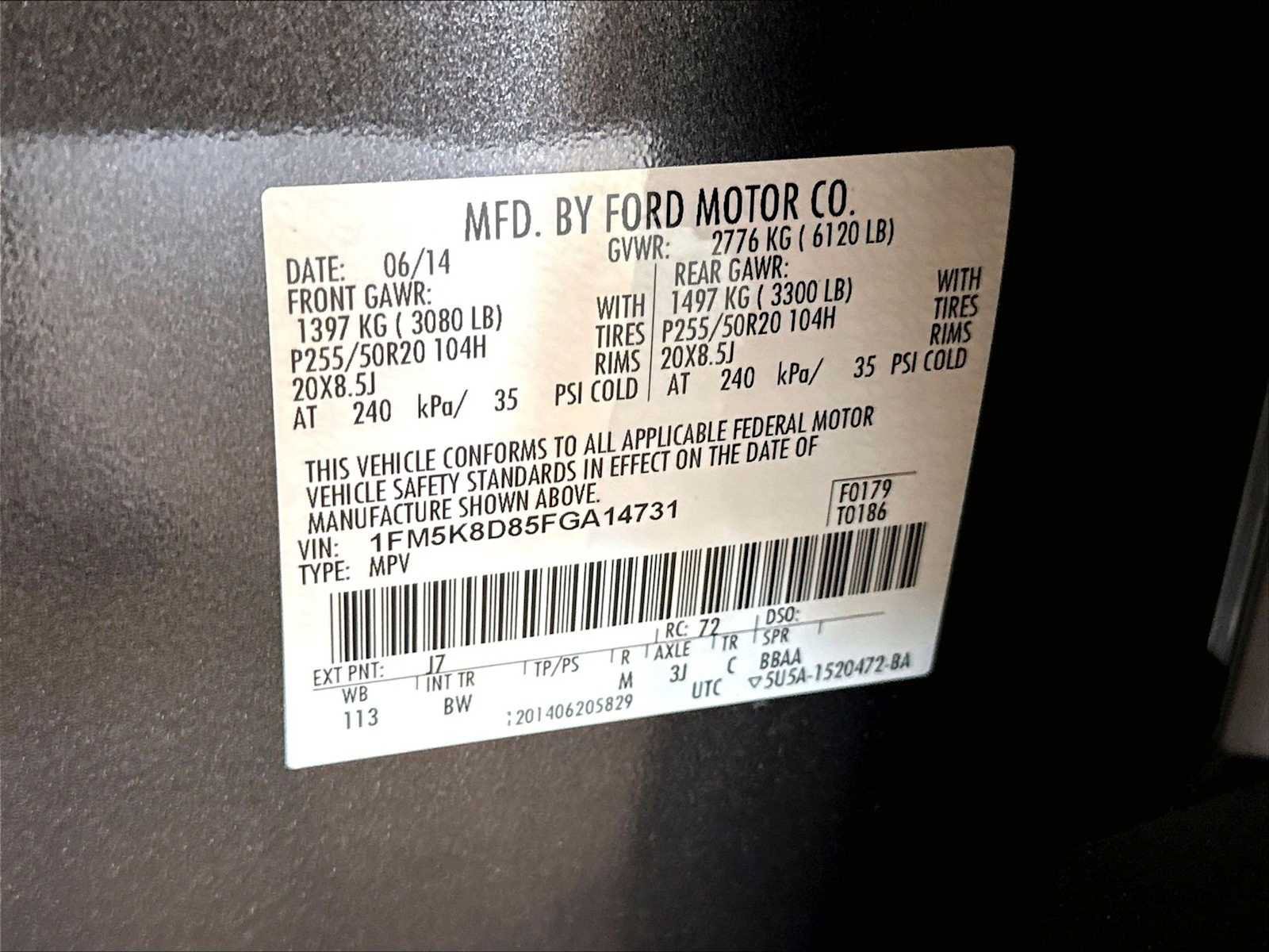 Used 2015 Ford Explorer XLT w/ Equipment Group 202A AWD/4WD image 35