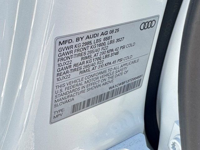 New 2026 Audi SQ8 Prestige image 33