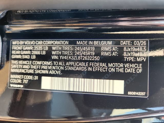New 2026 Volvo EX30 Ultra w/ Protection Package AWD/4WD image 23