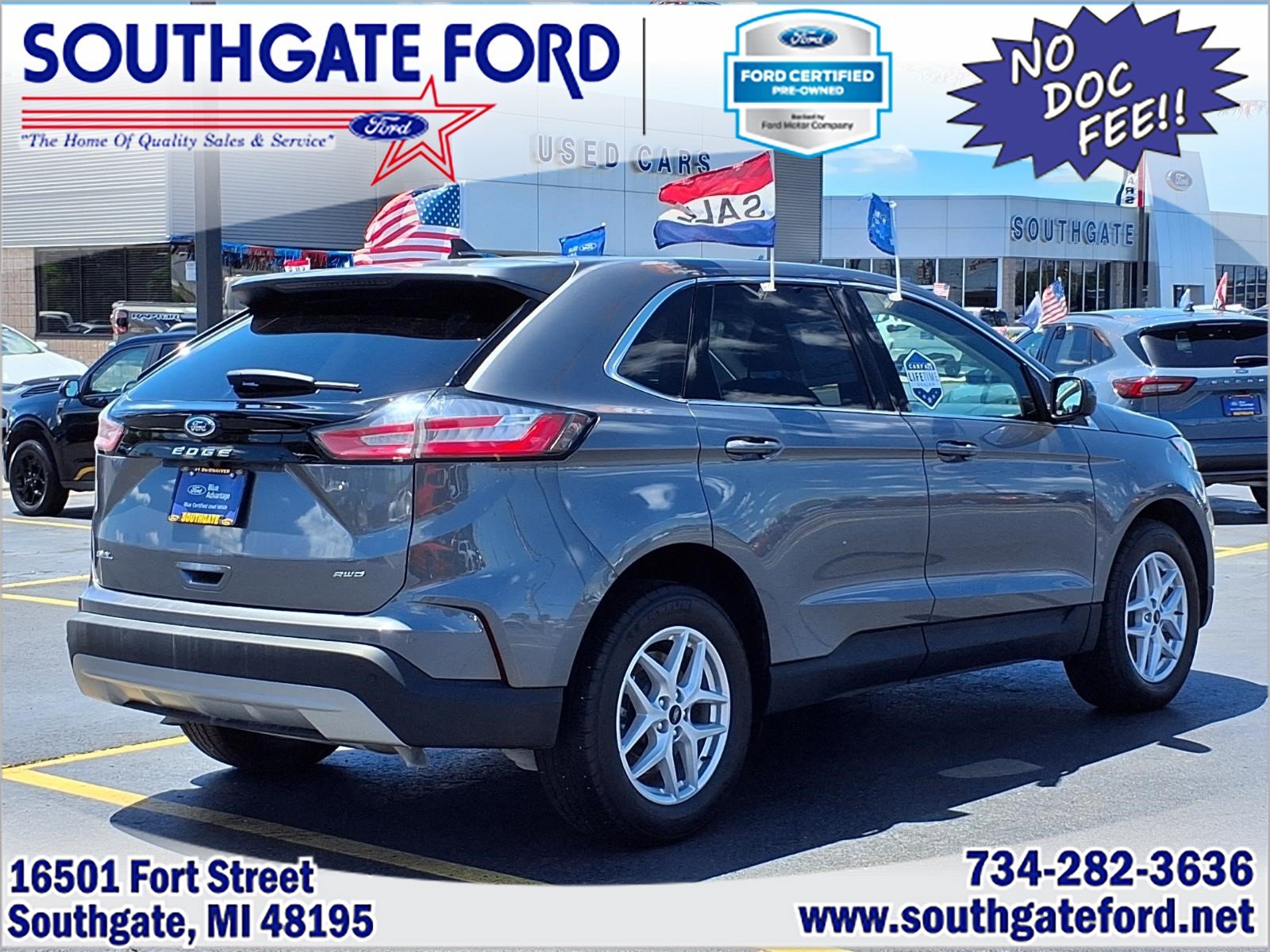 Used 2023 Ford Edge SEL w/ Convenience Package AWD/4WD image 2