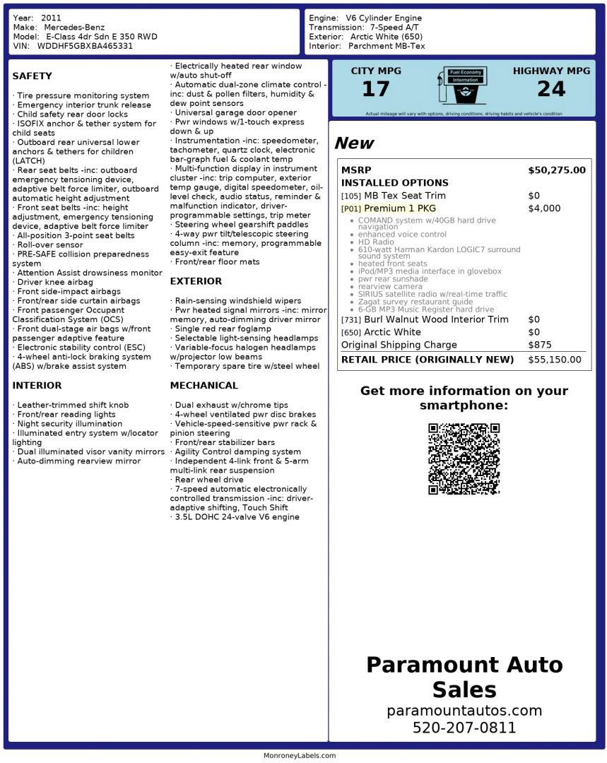 Used 2011 Mercedes-Benz E 350 Sport image 2